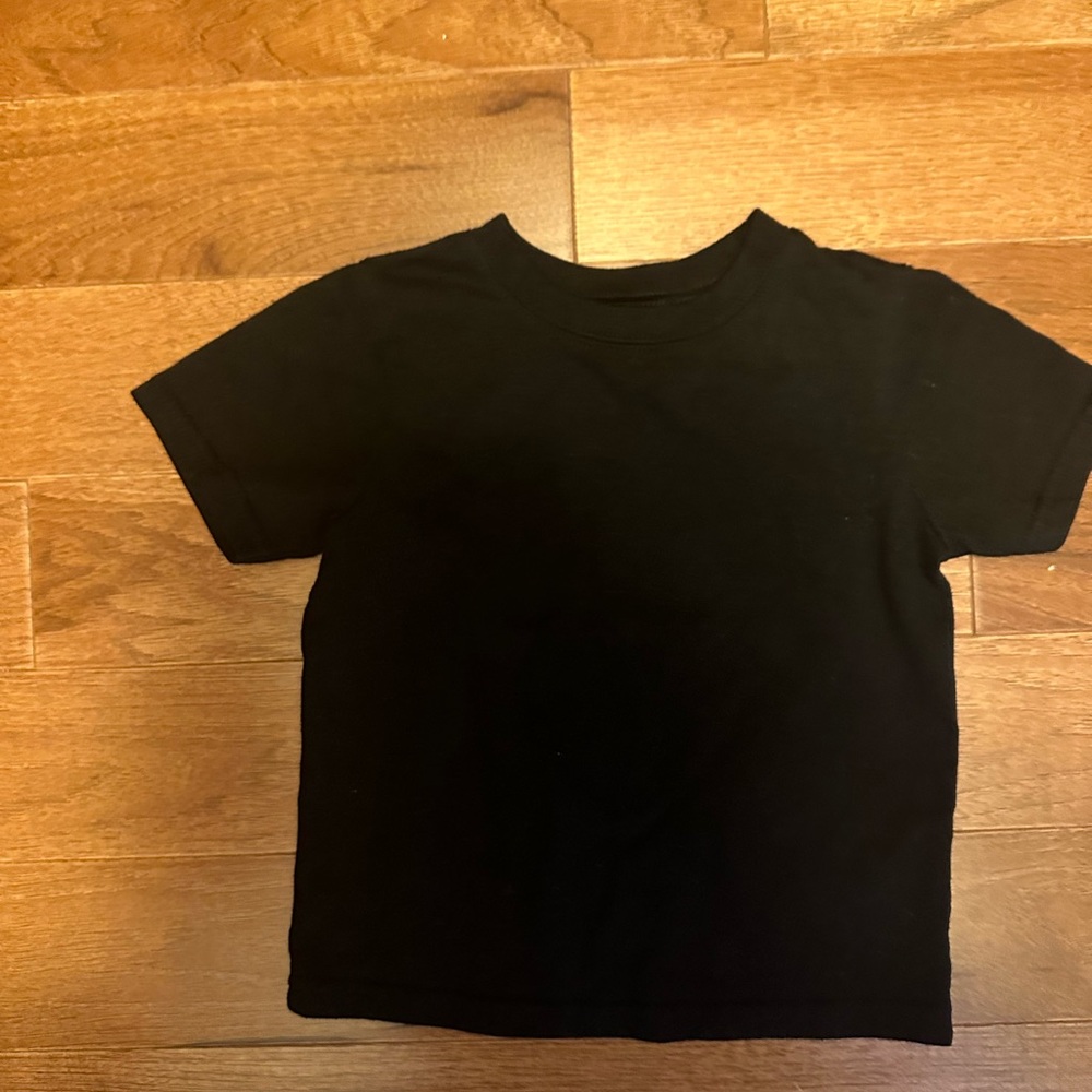 Classic Black Toddler Tee - Everyday Staple Size 18M - Picture 1 of 3